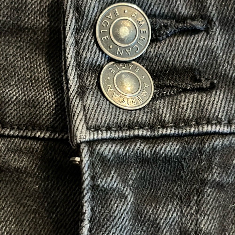 American Eagle Outfitters Black Jean Shorts 4 - Picture 7 of 11